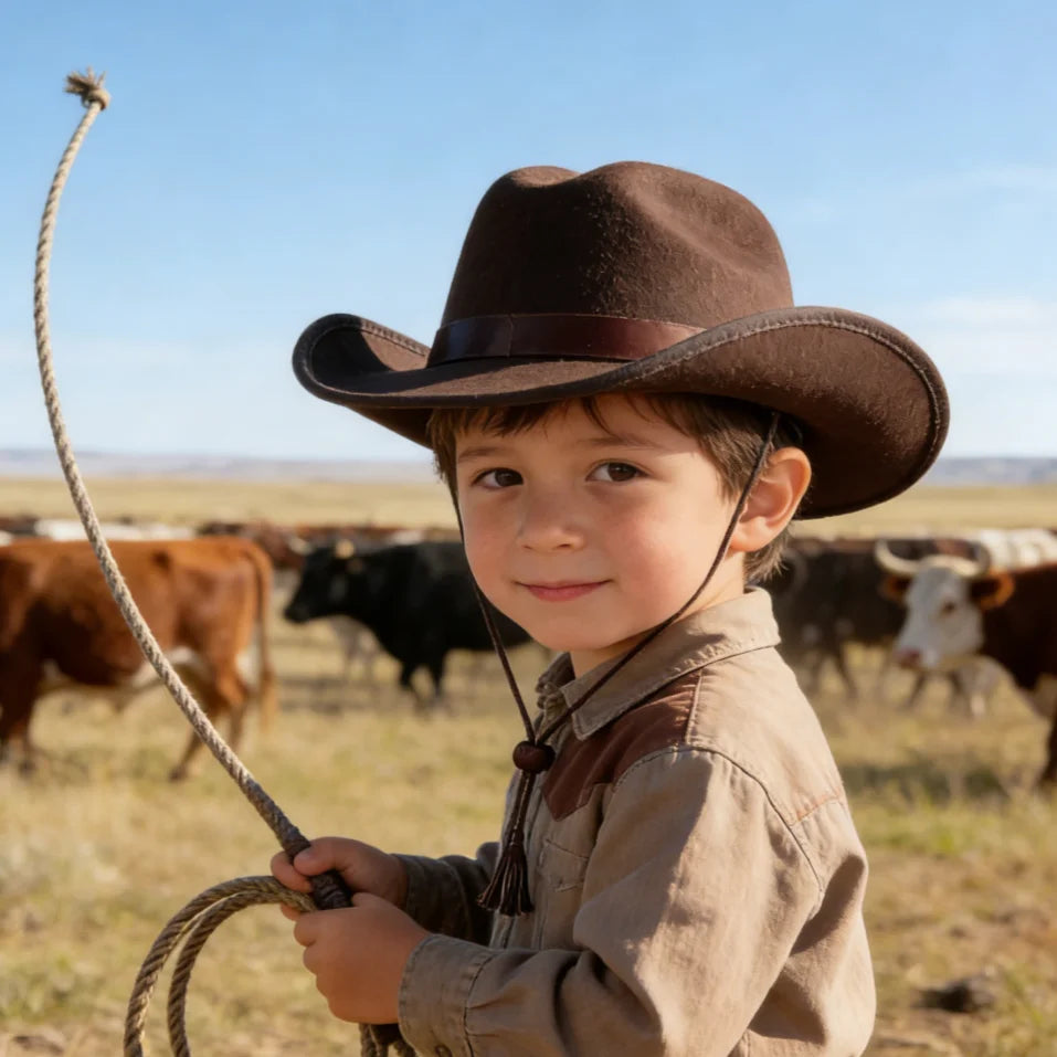 Chapeau Cowboy Enfant Western Classique