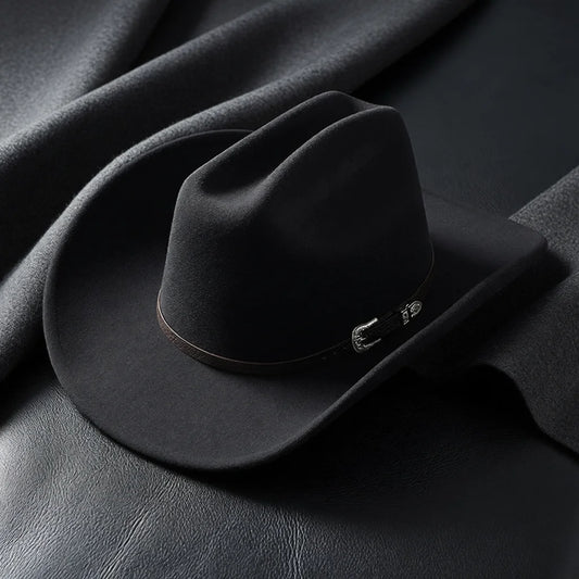 Chapeau Cowboy Vintage Grand Bord Unisexe