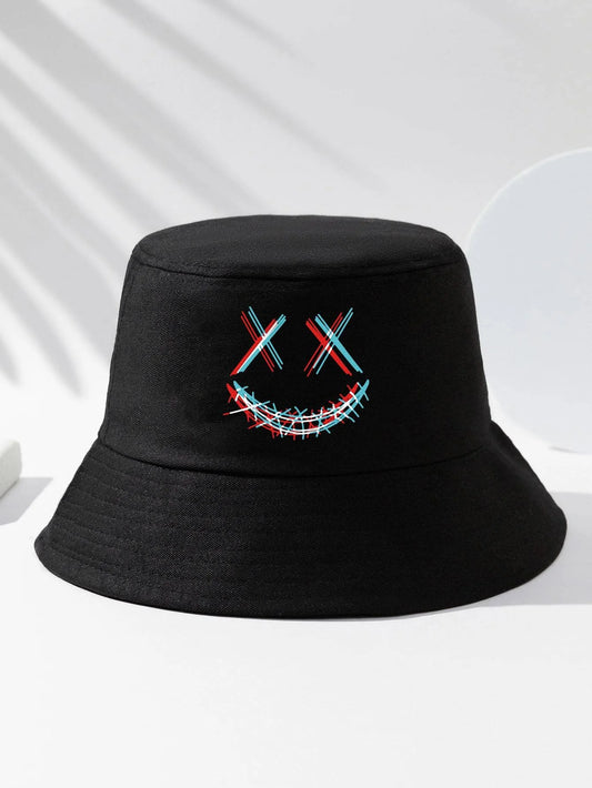Chapeau Seau Enfant Imprimé Squelette Crâne
