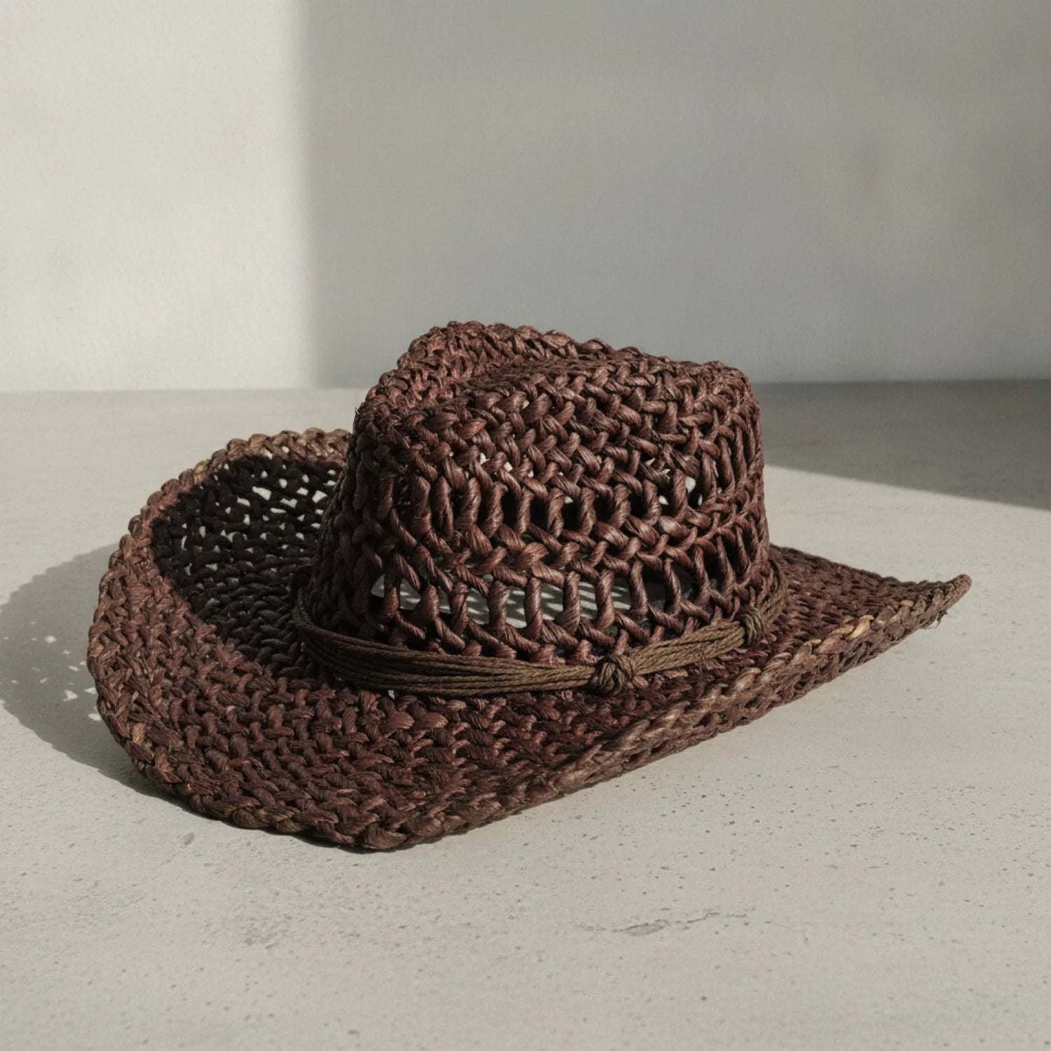 Chapeau Cowboy Paille Naturelle Homme