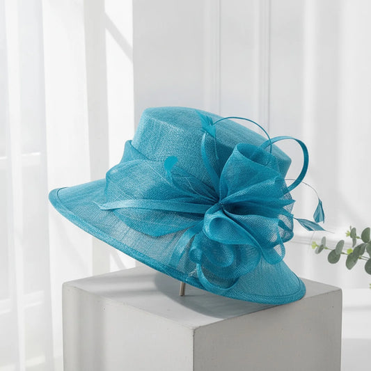 Chapeau Haut de Forme Vintage en Lin Philippin