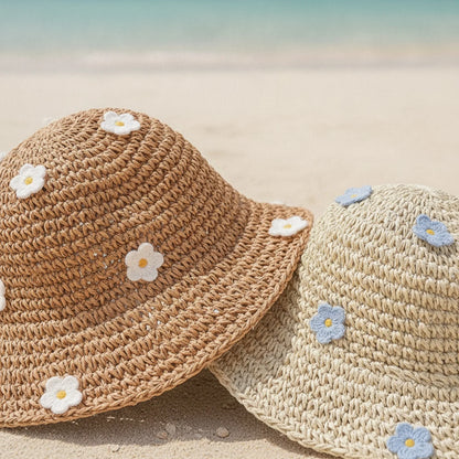 Chapeau Panama Fleuri Princesse - Famille