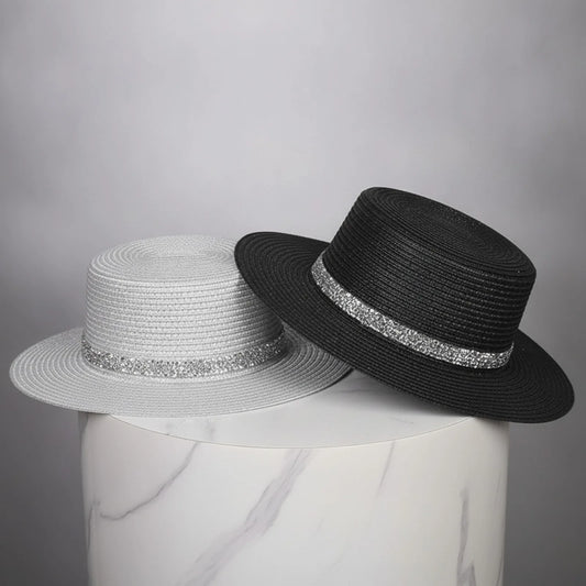Chapeau Canotier Pailleté Chic