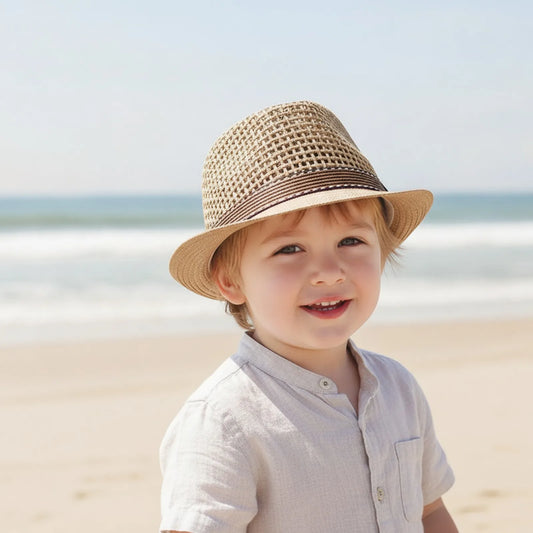 Chapeau Panama Bébé : Protection Solaire Estivale