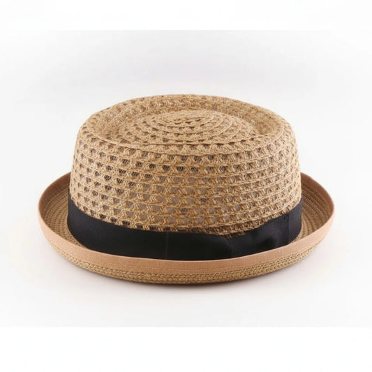 Chapeau Panama Rétro Style Pork Pie