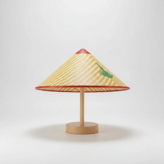 Chapeau Bob Rétro Bambou Rotin Artisanal