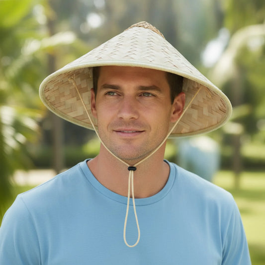 Chapeau Bambou Chinois Respirant