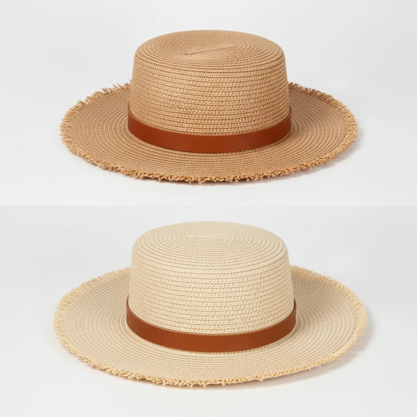 Chapeau Panama Fedora Paille Rétro Femme JEWELRYWE