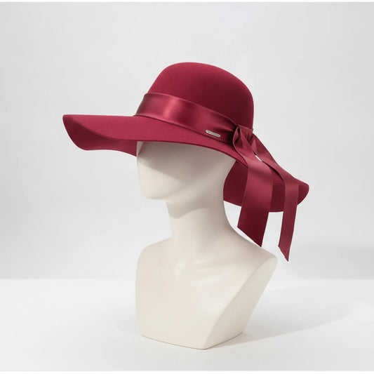 Chapeau Fedora Vintage Français Unisexe Grand Bord